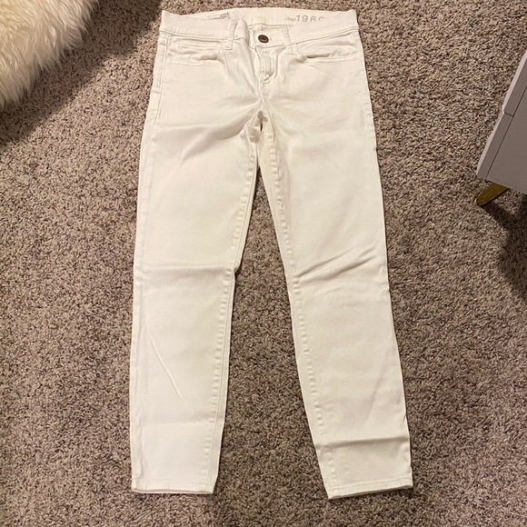 GAP Denim - GAP Women's Cream Straight Leg Jeans